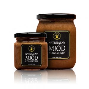 Naturalny MIÓD z cynamonem