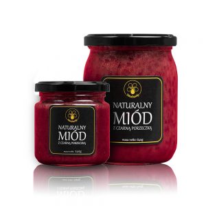 Naturalny MIÓD z czarną porzeczką