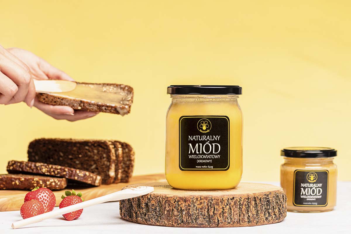 Naturalny MIÓD wielokwiatowy (kremowy)