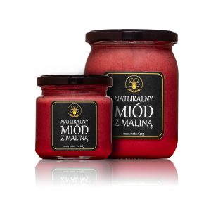 Naturalny MIÓD z maliną