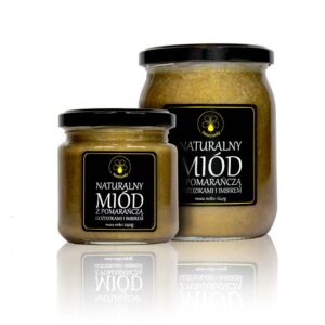 Naturalny MIÓD z pomarańczą, goździkami i imbirem